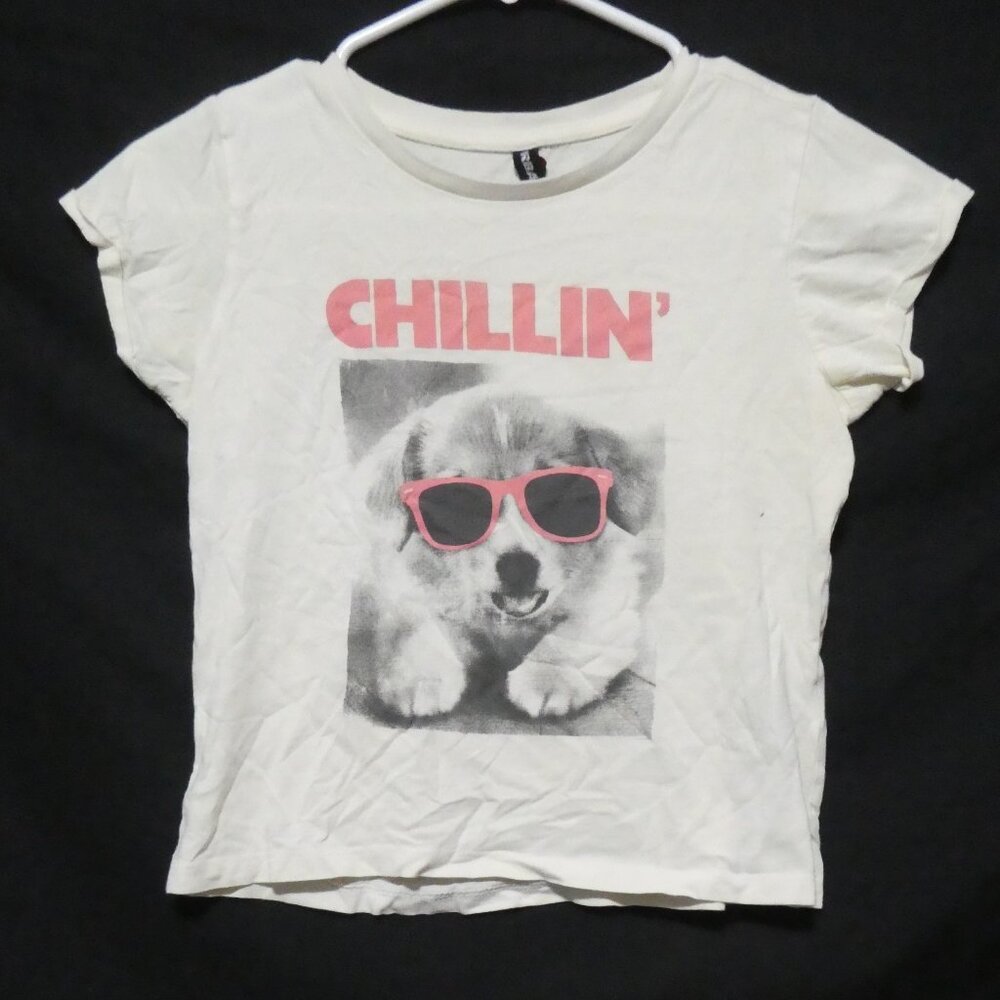 URBAN KIDS | 100% Cotton | Chillin' Graphic Print Design Short Sleeve T-Shirt
